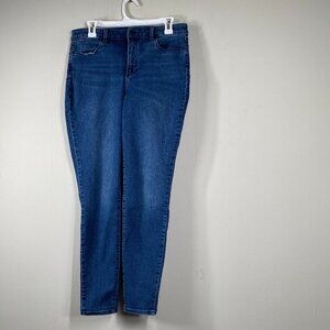 Talbots Flawless Jegging Ankle Women's 10 Mid Rise Blue High Waist Casual